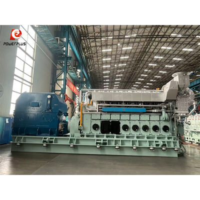 7MW Gas Generator Set Powerplus 18MV320G High Efficiency Industrial Power Generation System for Factory Use